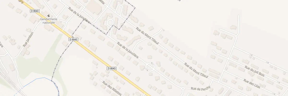 Plan du 5542 Rue de la Joncliere à Blagny