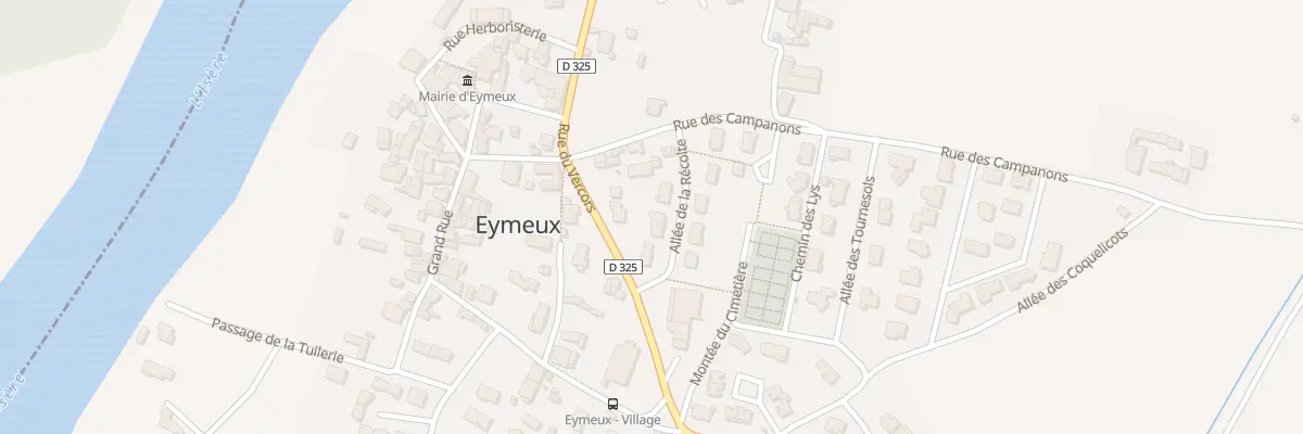 Plan du 65 All de la Récolte à Eymeux