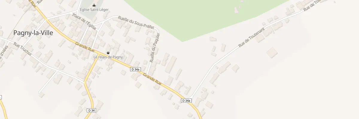 Plan du 47 Gr Grande Rue à Pagny-la-Ville