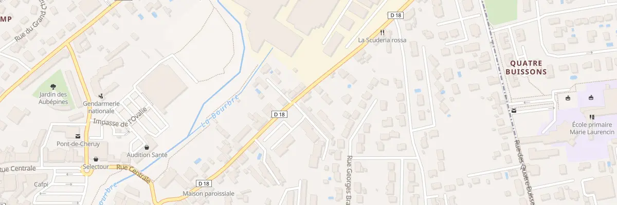 Plan du 16 Rue Giffard à Pont-de-Chéruy