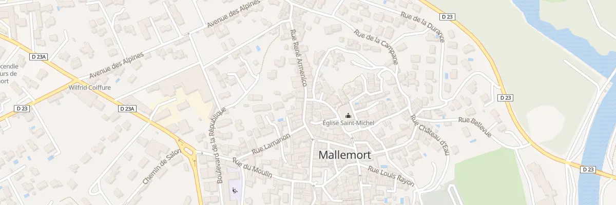 Plan du 1 Rue Saint-Michel à Mallemort