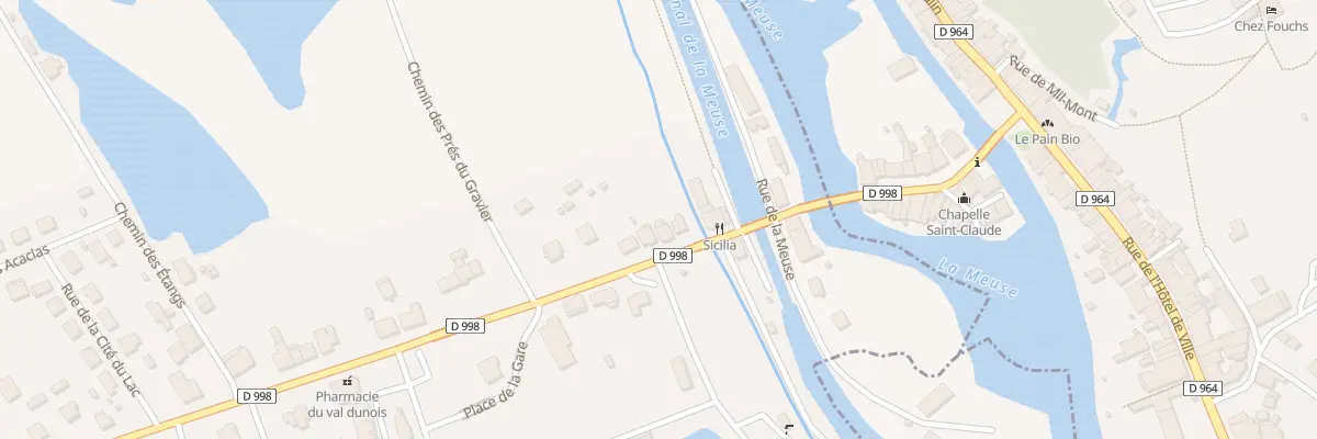 Plan du 8 Av de la Gare à Doulcon