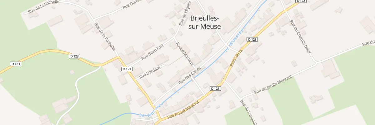 Plan du 14 Rue des Canes à Brieulles-sur-Meuse