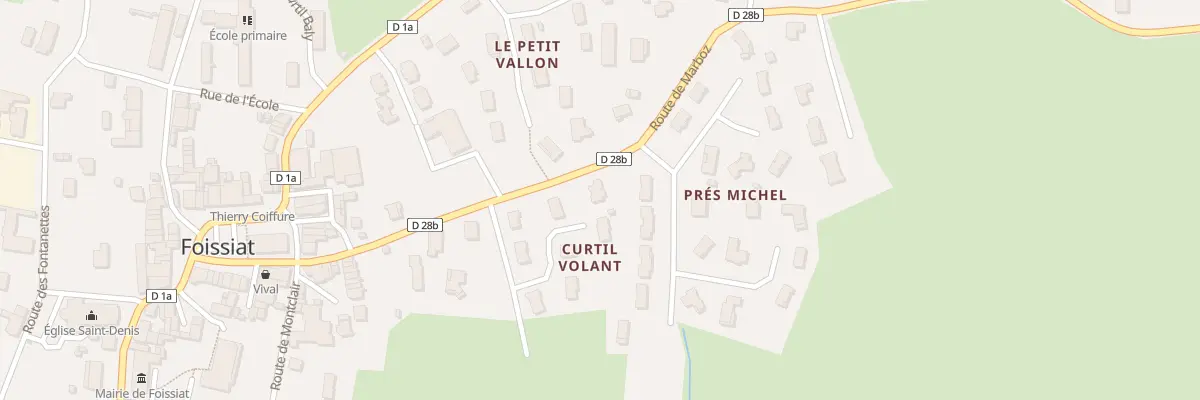 Plan du 180 Lot Curtil Volant à Foissiat