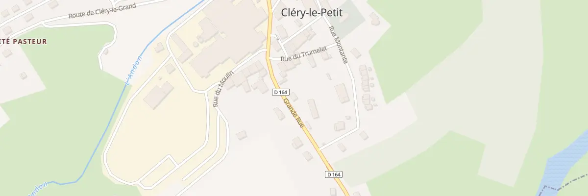 Plan du 3 Gr Grande Rue à Cléry-le-Petit