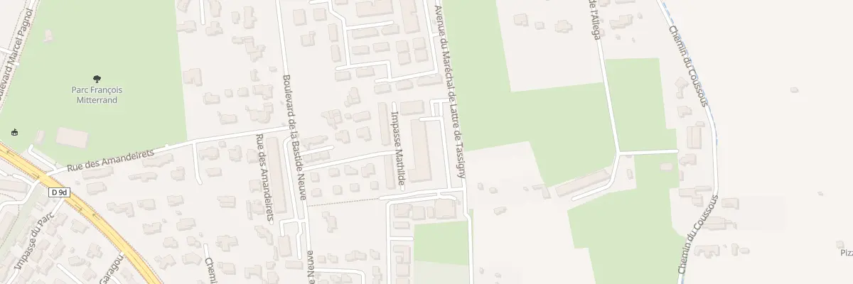 Plan du 6 Av de Lattre de Tassigny à Châteauneuf-les-Martigues