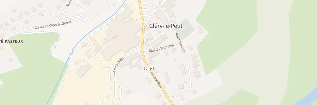 Plan du 6 Rue du Trumelet à Cléry-le-Petit