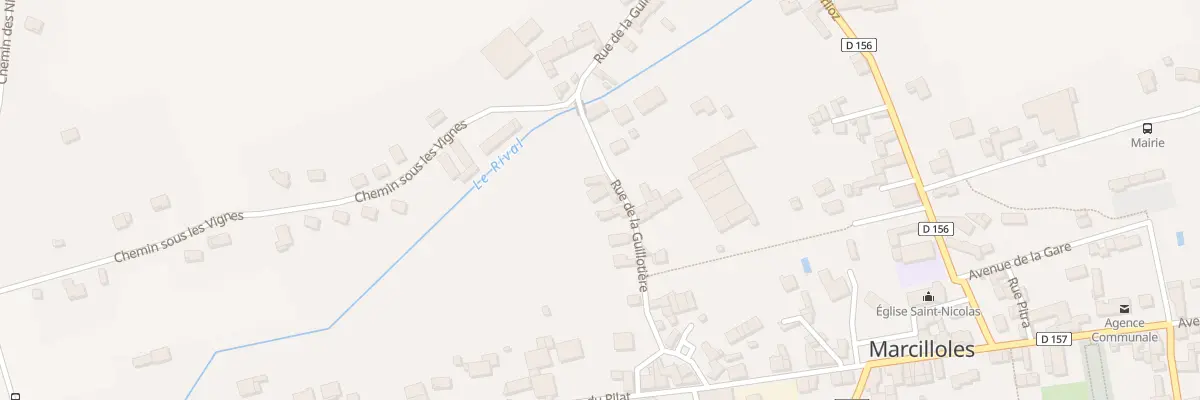 Plan du 173 Rue de la Guillotiére à Marcilloles