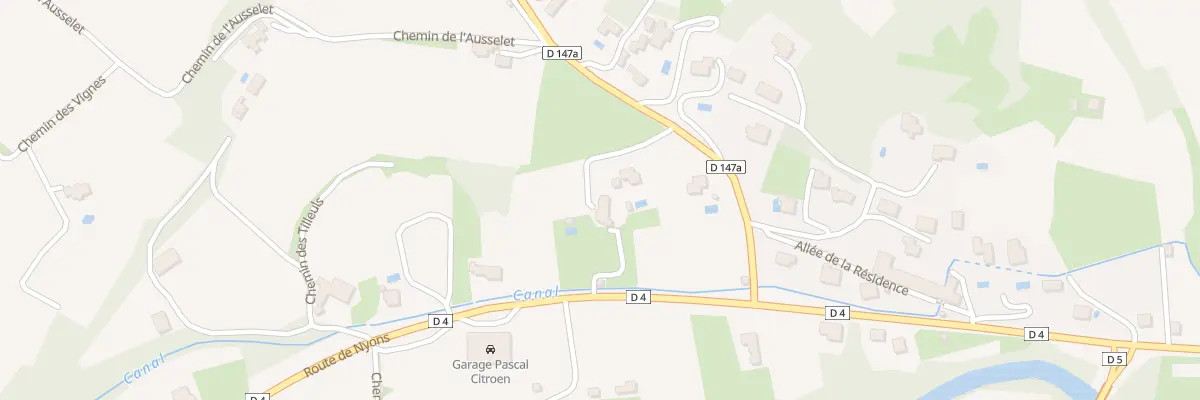 Plan du 5470 La Coste à Mollans-sur-Ouvèze