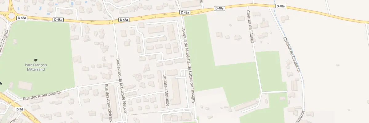 Plan du 293 Che de la Bastide Neuve à Châteauneuf-les-Martigues