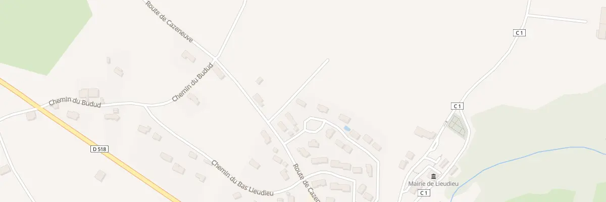Plan du 6 Lot Les Acacias à Lieudieu