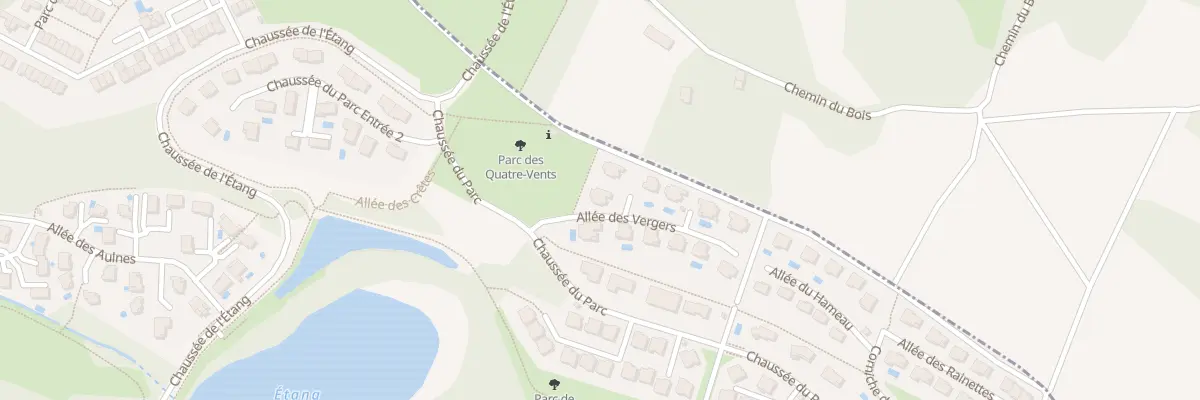 Plan du 1 All des Vergers à Villefontaine