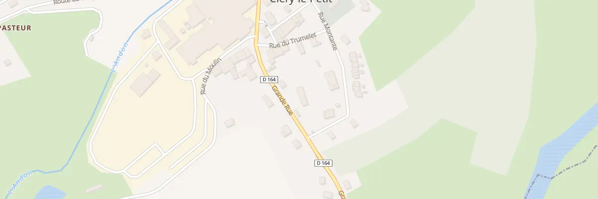 Plan du 5 Gr Grande Rue à Cléry-le-Petit