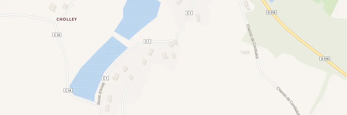Plan du 311 Rte d’Arzay à Lieudieu