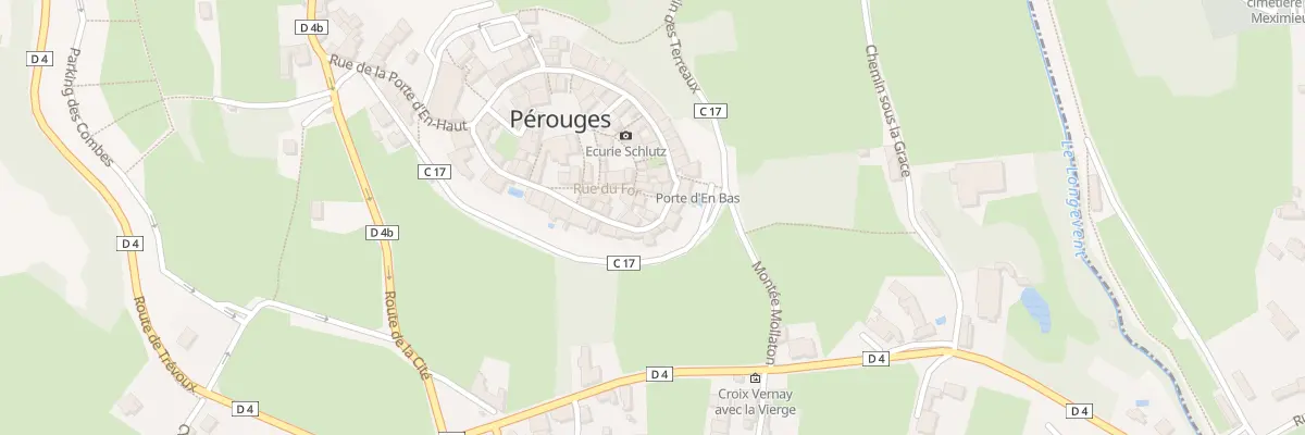 Plan du 5232 Rue des Rondes à Pérouges