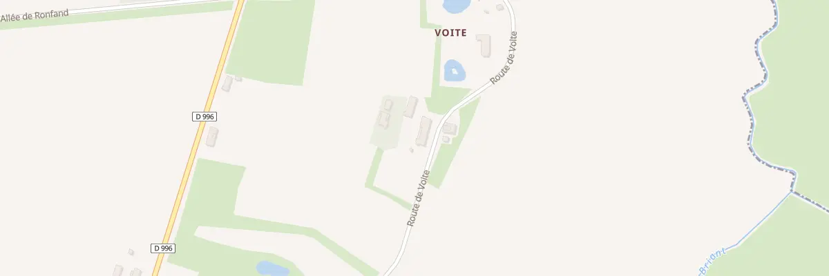 Plan du 24 Rte de Voite à Devrouze