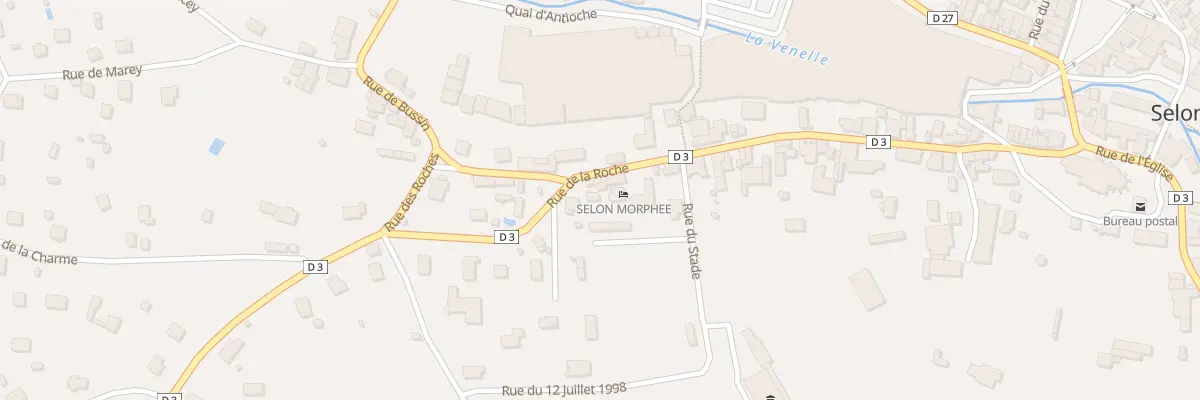 Plan du 37 Rue de la Roche à Selongey