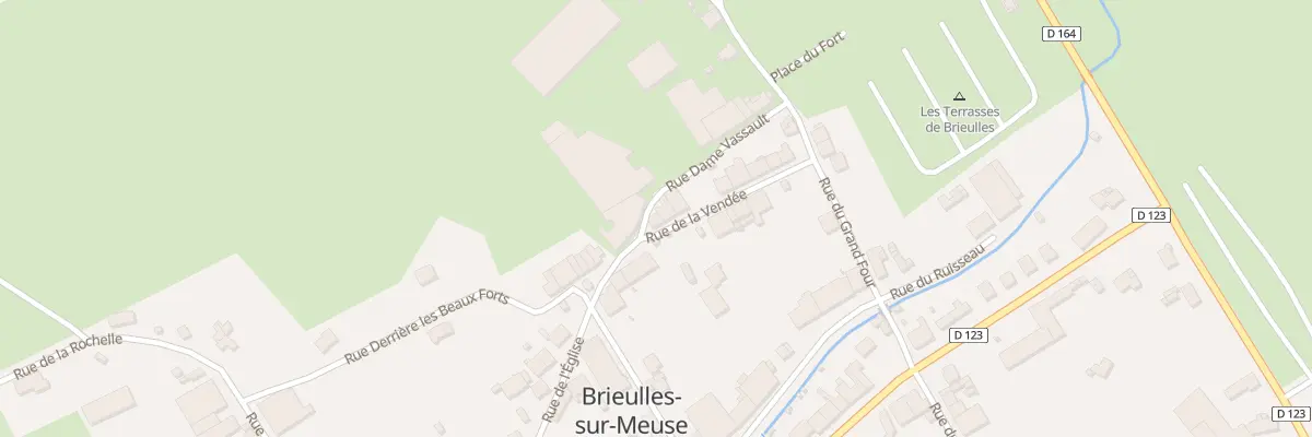 Plan du 2 Rue de la Vendée à Brieulles-sur-Meuse