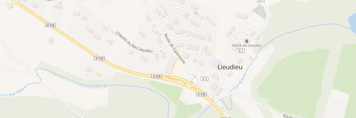 Plan du 5061 Bas Lieudieu à Lieudieu