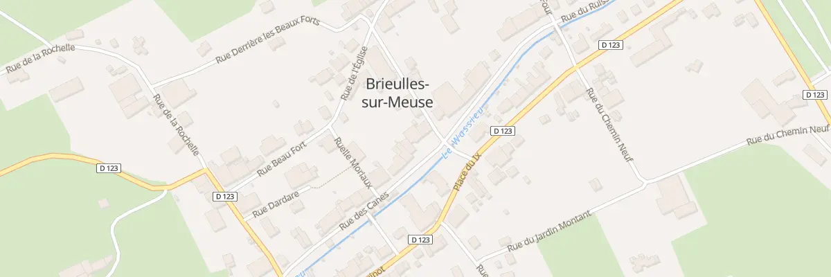Plan du 4 Rue des Canes à Brieulles-sur-Meuse
