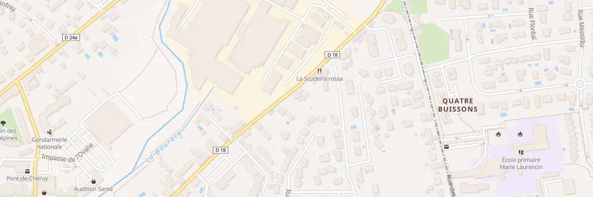 Plan du 22 Rue Giffard à Pont-de-Chéruy