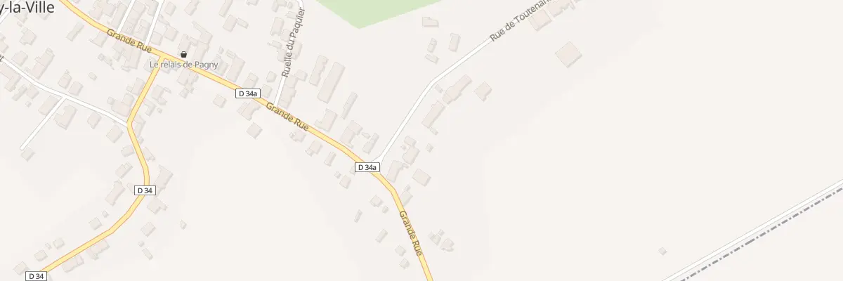 Plan du 6 Rue de Toutenant à Pagny-la-Ville