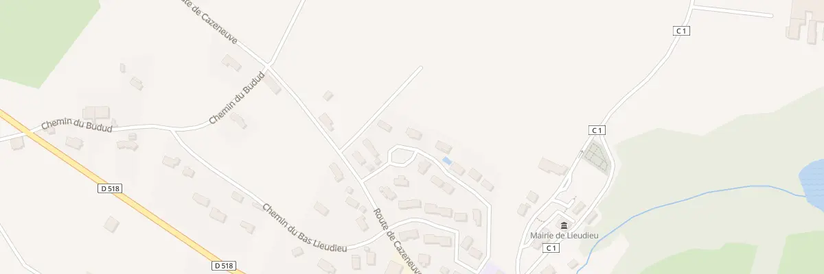 Plan du 5 Lot Les Acacias à Lieudieu
