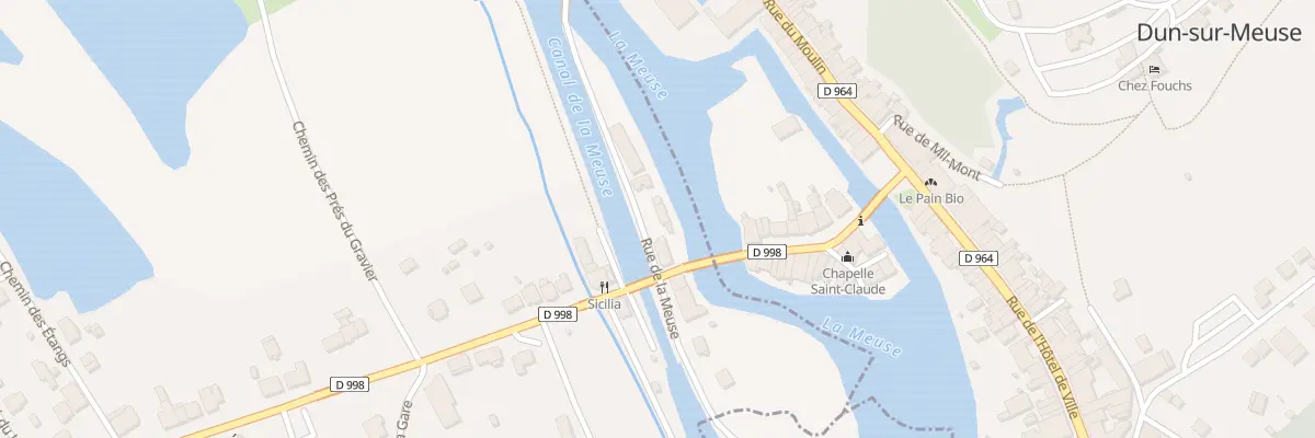 Plan du 1 Rue de la Meuse à Doulcon