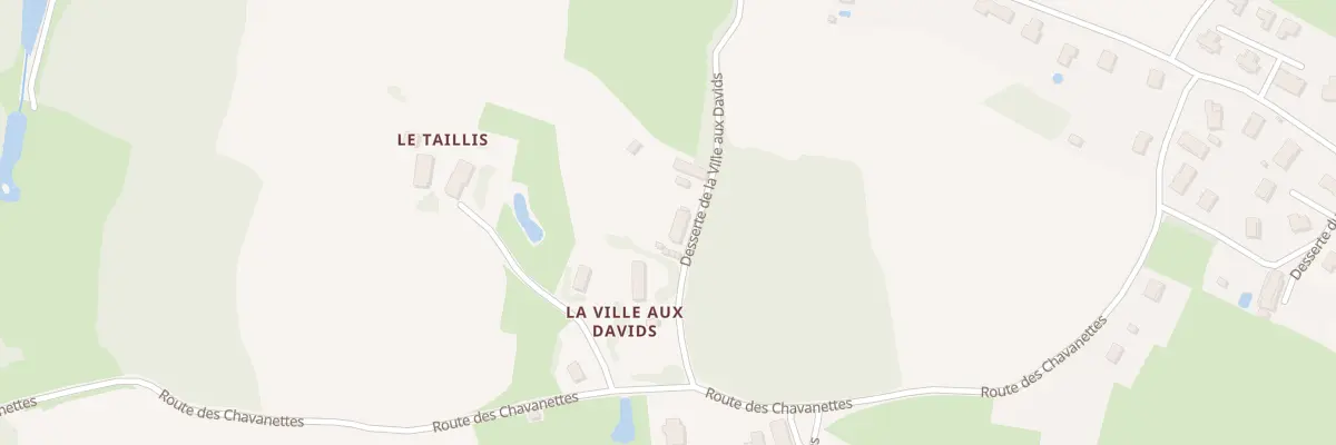 Plan du 120 Desserte Ville aux Davids à La Chapelle-Naude