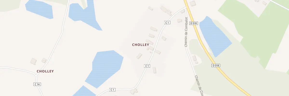 Plan du 5052 Cholley à Lieudieu