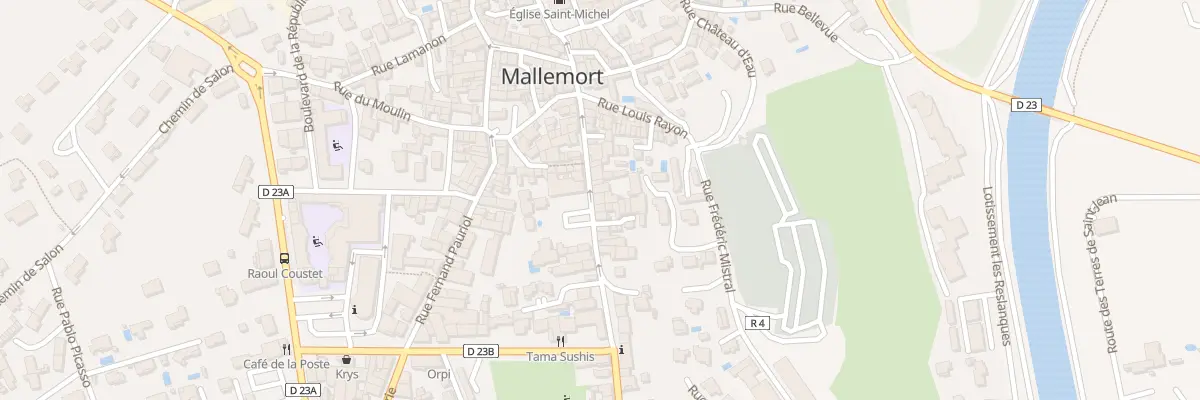Plan du 43 Grand Rue à Mallemort