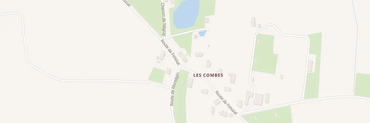 Plan du 686 Rte de Foissiat à Bresse Vallons