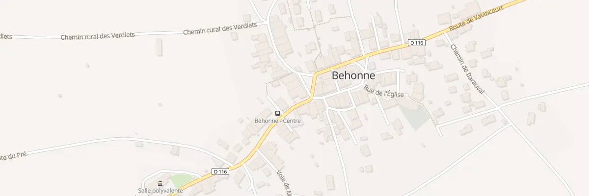 Plan du 30 Gr Grande Rue à Behonne