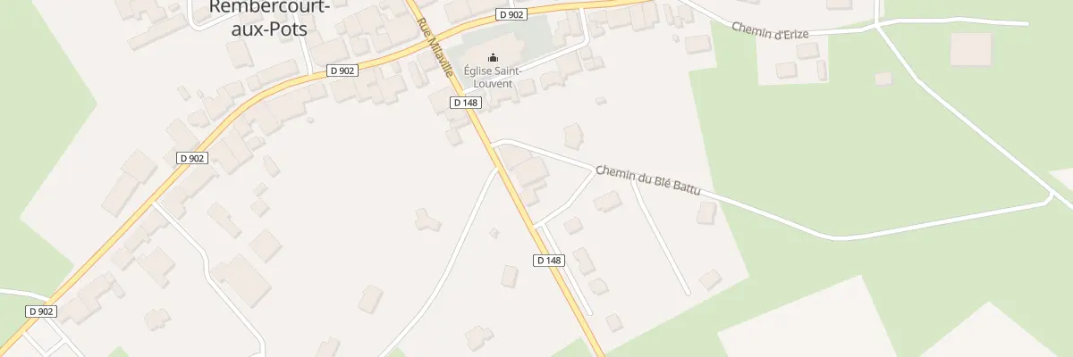 Plan du 25 Rue Milaville à Rembercourt-Sommaisne