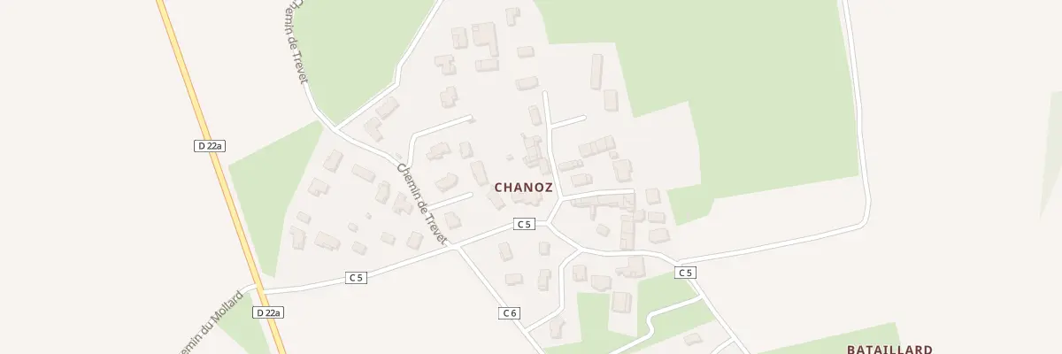 Plan du 55 Che du Gaillot à Rignieux-le-Franc