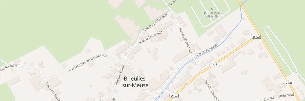 Plan du 1 Rue de la Vendée à Brieulles-sur-Meuse