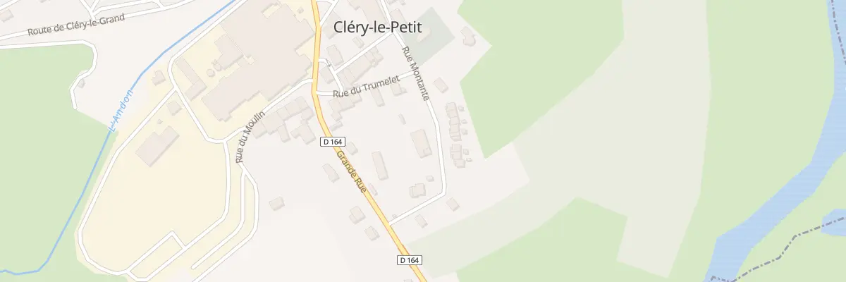 Plan du 2 Rue Montante à Cléry-le-Petit