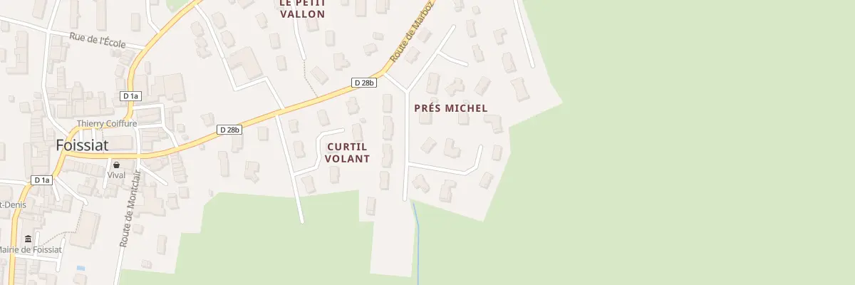 Plan du 326 Lot Pres Michel à Foissiat