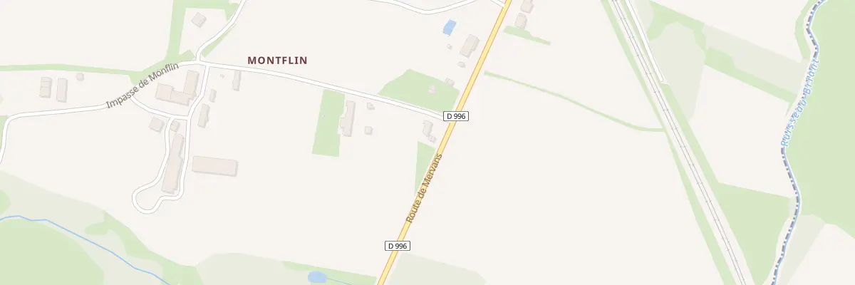 Plan du 1 Rte de Monflin à Devrouze