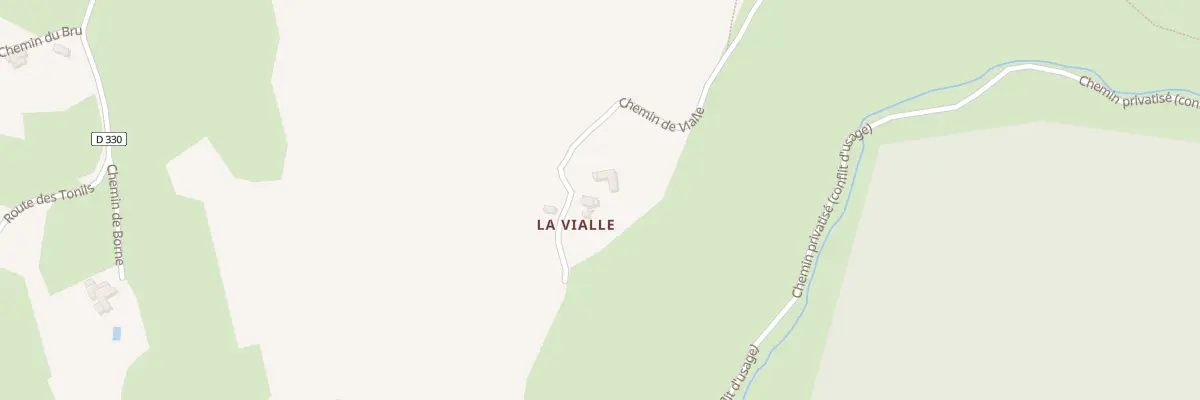 Plan du 3050 Che de Vialle à Crupies
