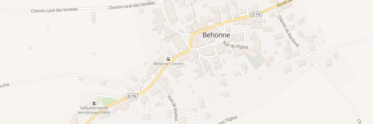 Plan du 33 Gr Grande Rue à Behonne