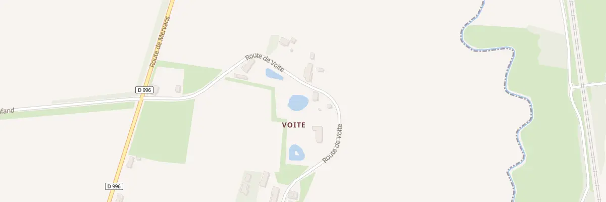Plan du 16 Rte de Voite à Devrouze