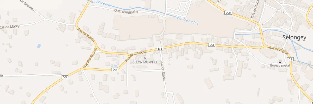 Plan du 27 Rue de la Roche à Selongey