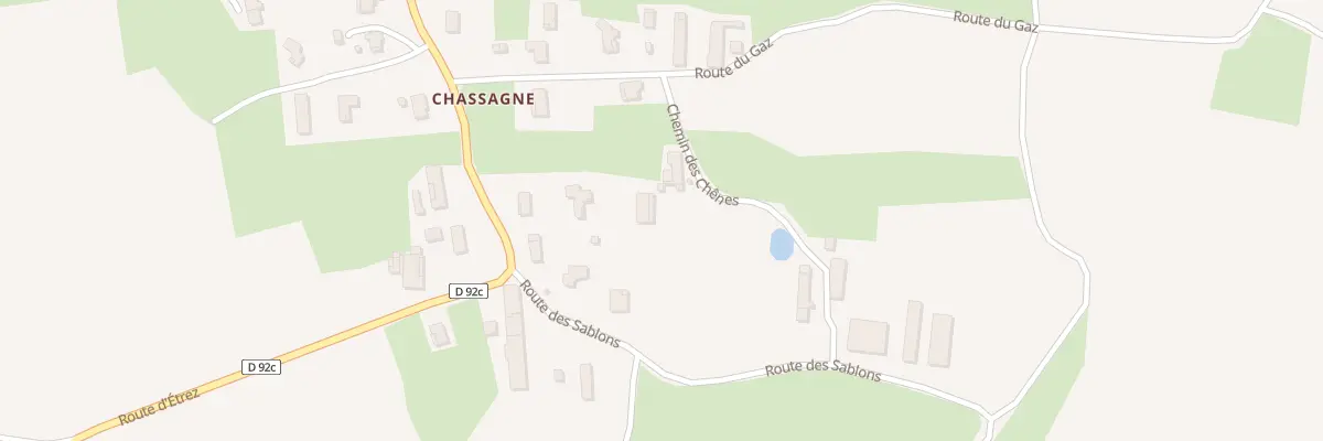 Plan du 90 Che des Chenes à Bresse Vallons