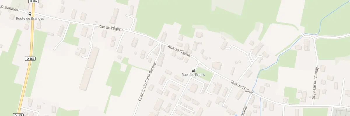 Plan du 981 Rue de l’Eglise à Sornay