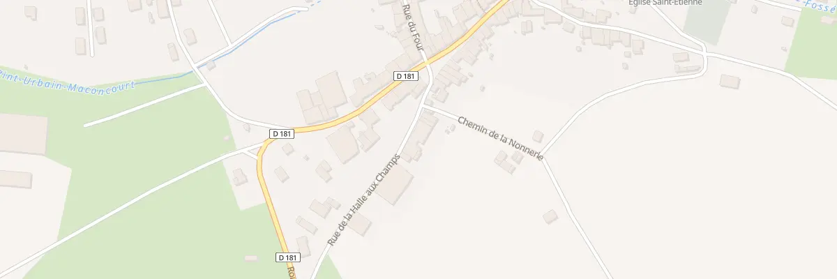 Plan du 15 Rue de la Halle aux Champs à Vaux-sur-Saint-Urbain