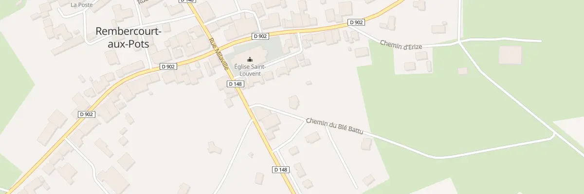 Plan du 2 Che du Blé Battu à Rembercourt-Sommaisne