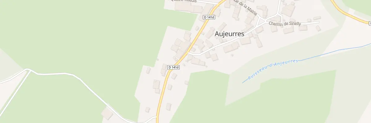 Plan du 10 Rue de la Petite Fontaine à Aujeurres