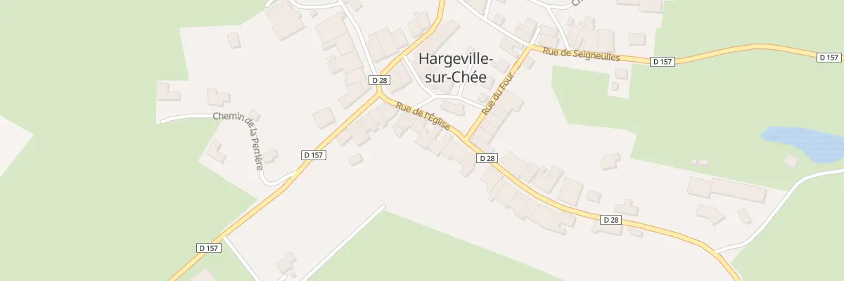 Plan du 7 Rue de l’Eglise d’Hargeville aux Hauts-de-Chée