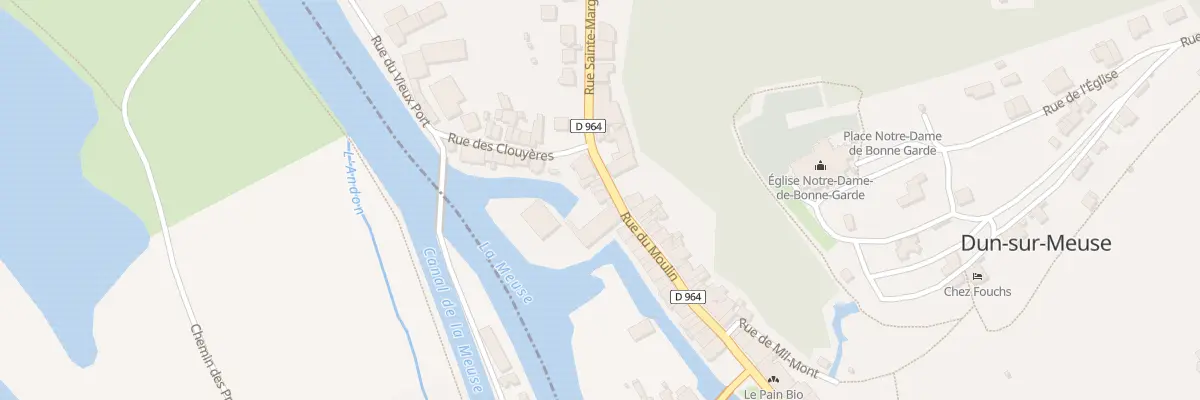 Plan du 35 Rue du Moulin à Dun-sur-Meuse